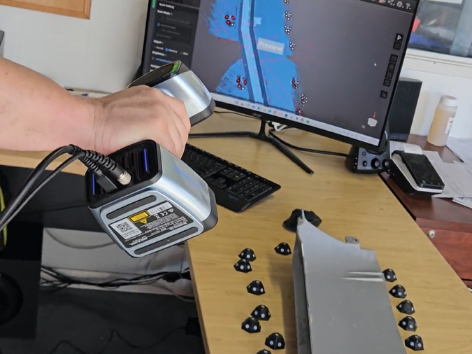 3D scanning an auto part with EinScan HX(1)